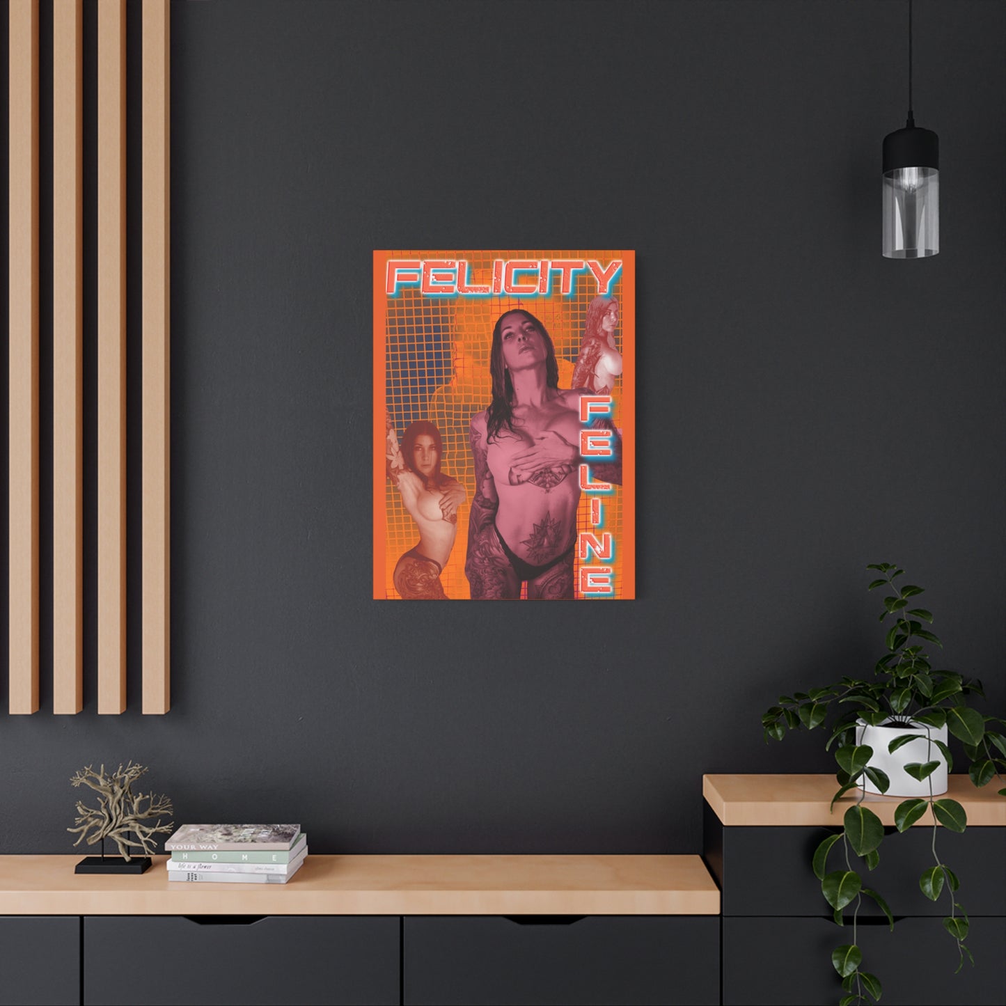 Felicity Feline #3 Matte Canvas