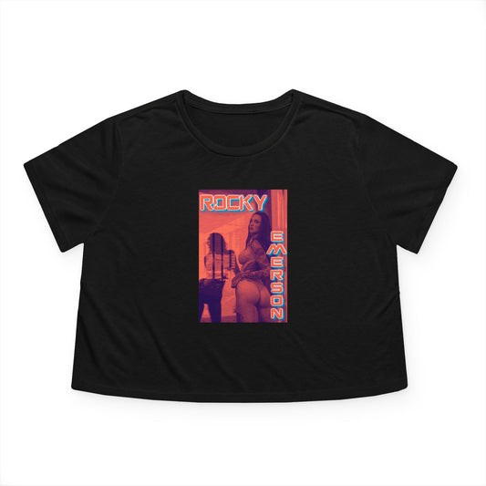 Rocky #2 Flowy Cropped Tee