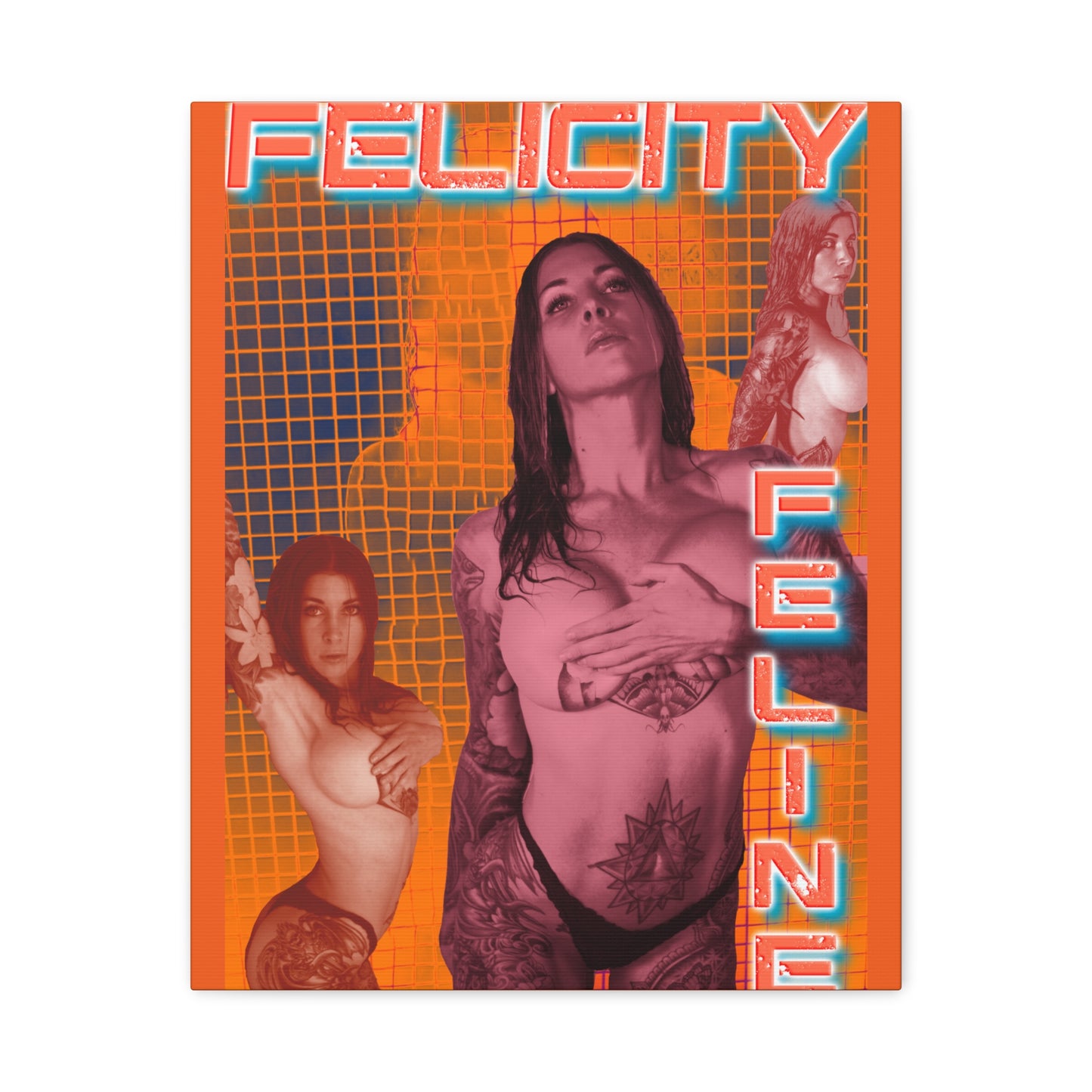 Felicity Feline #3 Matte Canvas